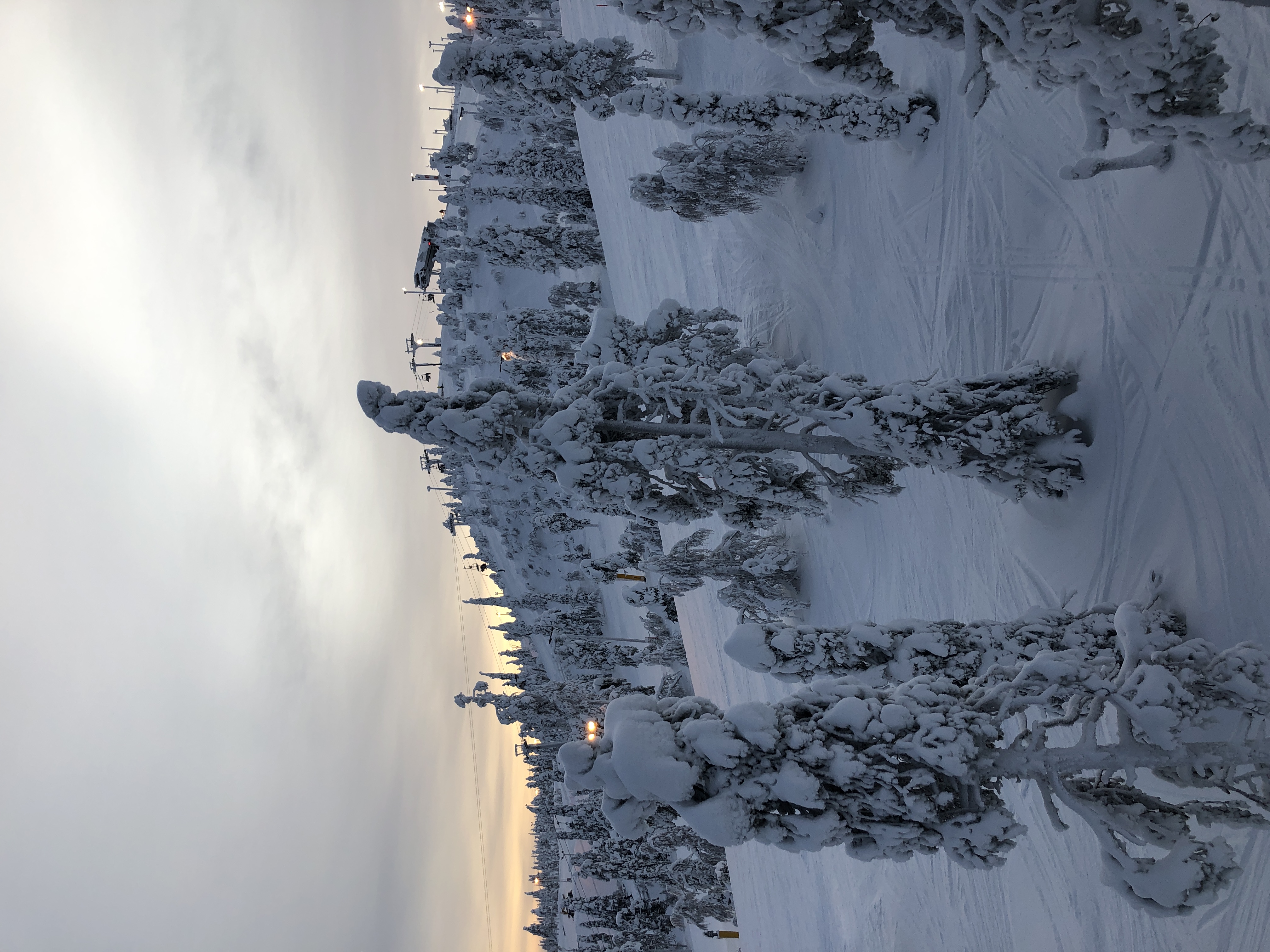 Talvikuva Rukatunturista